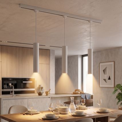 Philips - LED prigušiva luster na sajli za šinski sistem EASYLINK 3xGU10/6,2W/230V 2200-2700K 1m bela