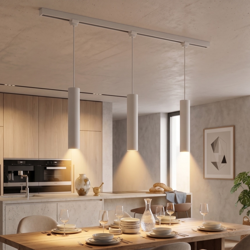 Philips - LED prigušiva visilica na sajli u šinskom sistemu EASYLINK 3xGU10/7W/230V 1m bela
