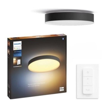 Philips - LED prigušiva plafonska lampa Hue LED/48W/230V 2200-6500K preč. 551 mm crna + daljinski upravljač