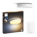 Philips - LED prigušiva plafonska lampa Hue LED/48W/230V 2200-6500K, prečnik 551 mm, bela + daljinski upravljač