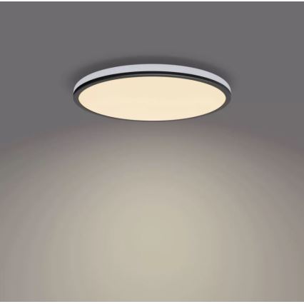 Philips - LED prigušiva plafonska svetiljka SCENE SWITCH LED/18W/230V prečnik 30 cm 2700K crna