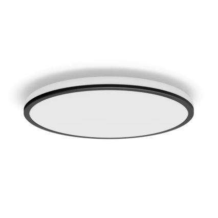 Philips - LED prigušiva plafonska svetiljka SCENE SWITCH LED/18W/230V prečnik 30 cm 2700K crna