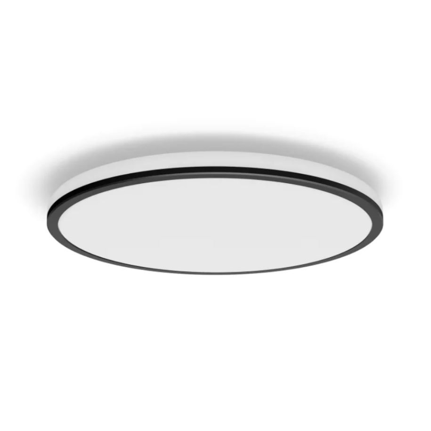 Philips - LED prigušiva plafonska svetiljka SCENE SWITCH LED/18W/230V prečnik 30 cm 2700K crna