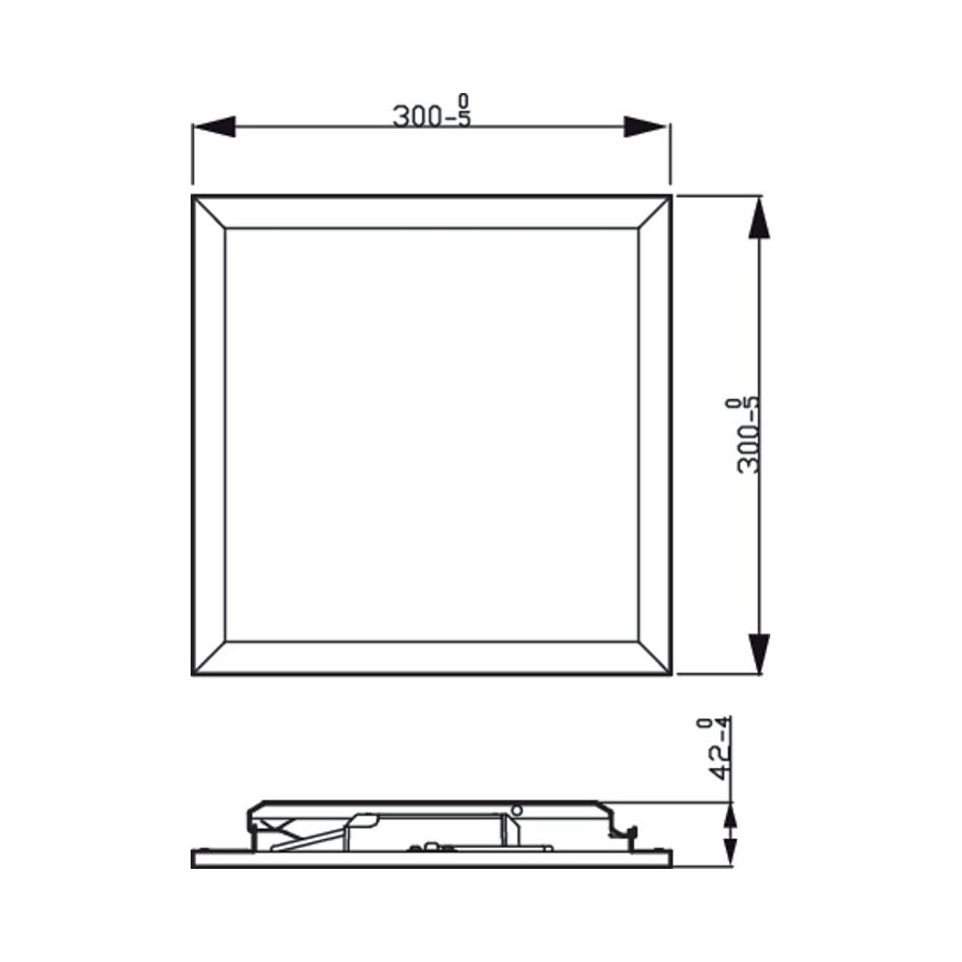 Philips - LED prigušiva stropna svetiljka SCENE SWITCH LED/12W/230V 4000K