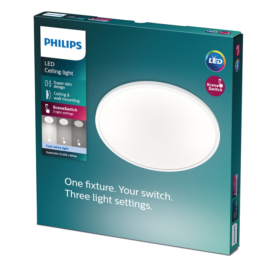 Philips - LED prigušiva stropna svetiljka LED/15W/230V 4000K