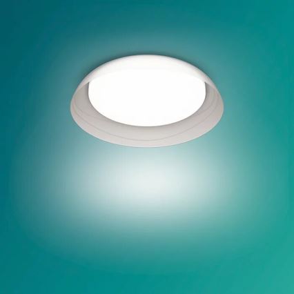 Philips - LED prigušiva plafonska svetiljka FLETA SCENE SWITCH LED/10W/230V 4000K prozirna
