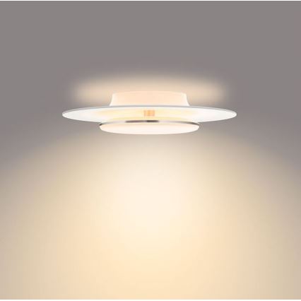 Philips- LED prigušiva plafonska svetiljka SCENE SWITCH LED/30W/230V 2700K srebrna
