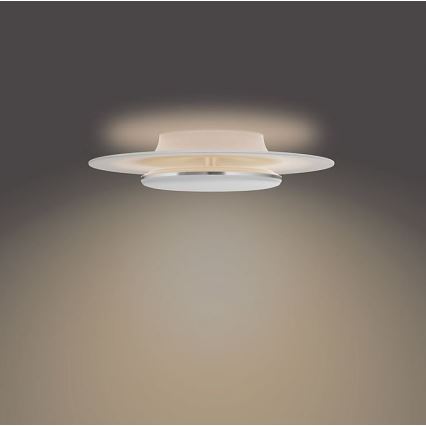 Philips- LED prigušiva plafonska svetiljka SCENE SWITCH LED/30W/230V 2700K srebrna