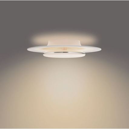 Philips- LED prigušiva plafonska svetiljka SCENE SWITCH LED/30W/230V 2700K srebrna
