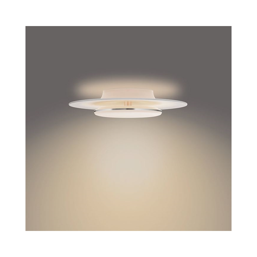 Philips- LED prigušiva plafonska svetiljka SCENE SWITCH LED/30W/230V 2700K srebrna