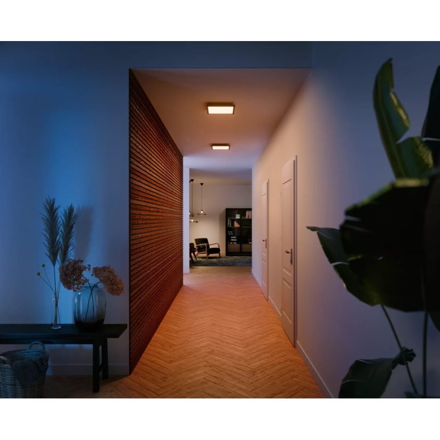 Philips - LED prigušiva stropna svetiljka Hue AURELLE LED/19W/230V + daljinski upravljač