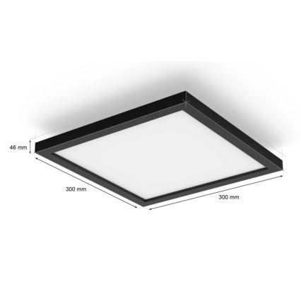 Philips - LED prigušiva stropna svetiljka Hue AURELLE LED/19W/230V + daljinski upravljač