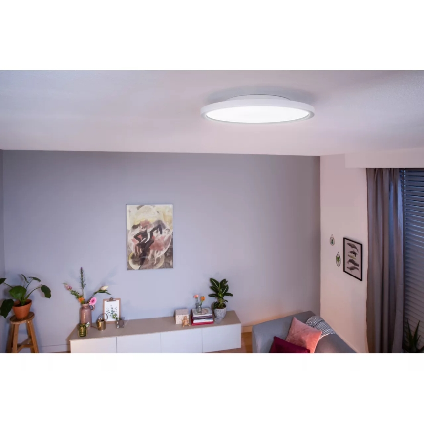 Philips - LED prigušiva stropna svetiljka Hue AURELLE LED/21W/230V 2200-6500K prečnik 39,5 cm bela