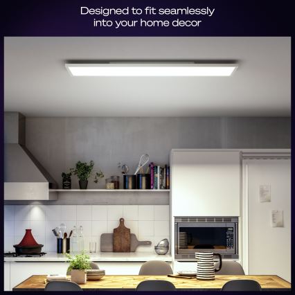 Philips - LED prigušiva plafonska svetiljka Hue AURELLE LED/39W/230V 2200-6500K 120x30 cm bela