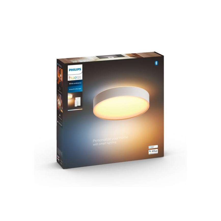 Philips - LED prigušiva plafonsko svetlo Hue LED/19,2W/230V 2200-6500K prečnik 381 mm belo + daljinski upravljač