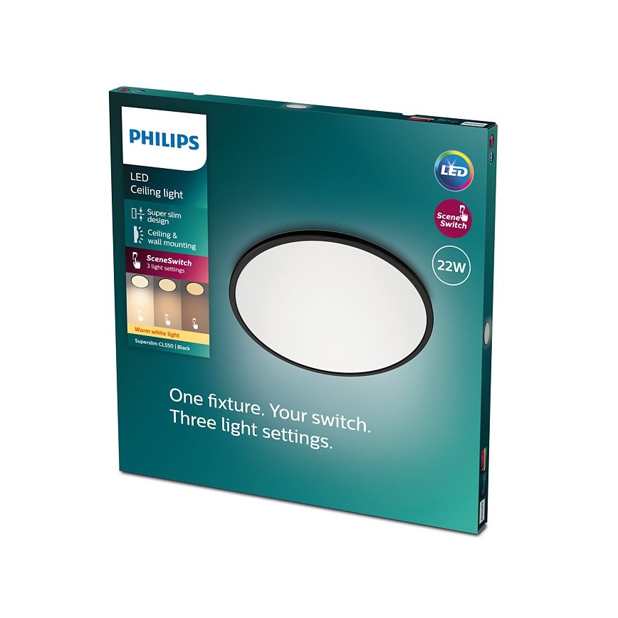 Philips - LED stropno svetlo SCENE SWITCH, prigušiva LED/22W/230V
