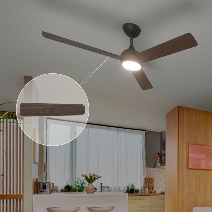 Philips - LED prigušiva stropni ventilator CIVX LED/24W/230V + daljinski upravljač