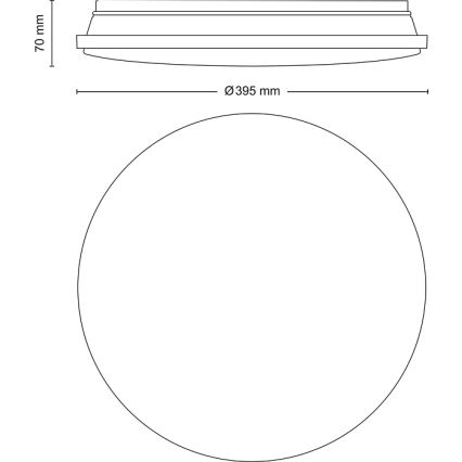 Philips - LED prigušiva stropna svetiljka LED/24W/230V 2700-6500K + daljinski upravljač