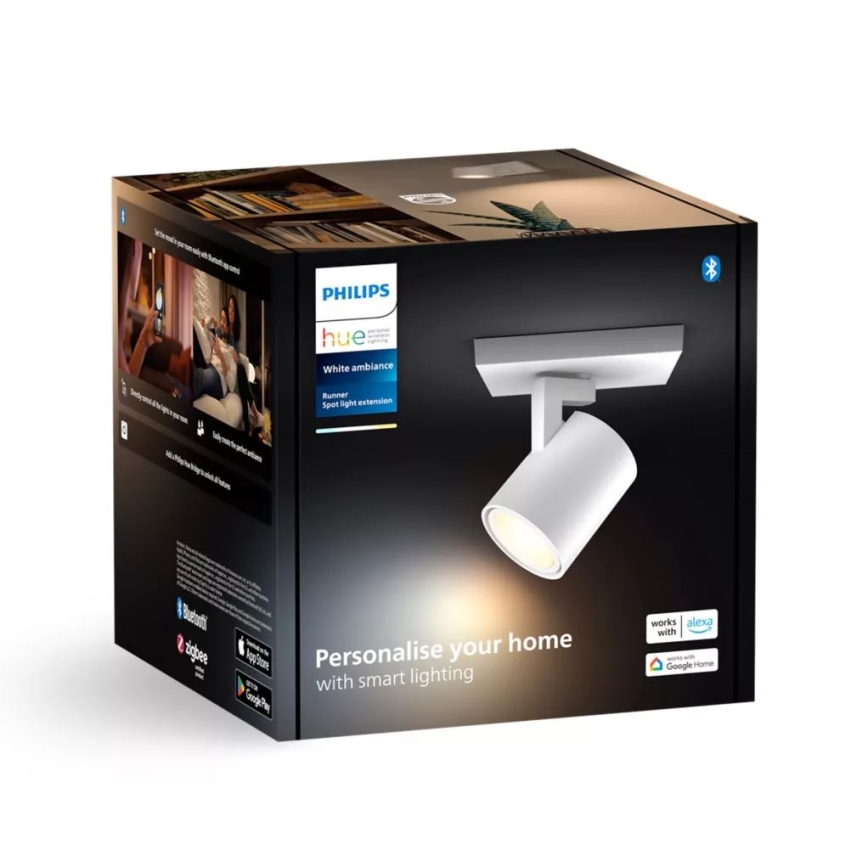 Philips - LED prigušiva reflektorska svetiljka Hue RUNNER 1xGU10/4,2W/230V 2200-6500K bela
