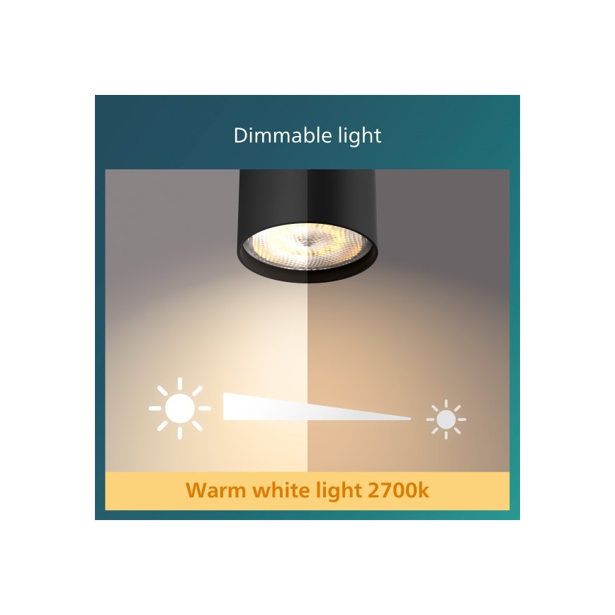 Philips - LED prigušiva spot svetlo 3xLED/4,5W/230V
