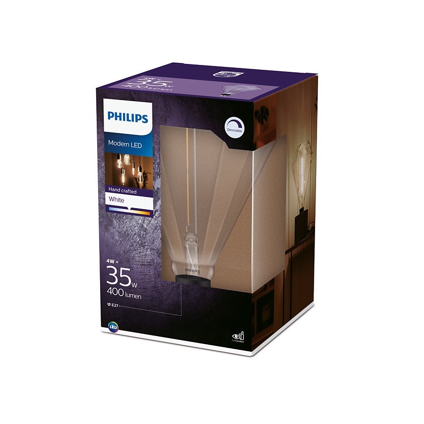 Philips LED prigušiva sijalica E27/4W/230V 3000K