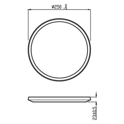 Philips - LED prigušiva spoljašnja svetiljka SUPERSLIM SCENE SWITCH LED/15W/230V IP54 crna