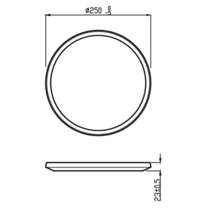 Philips - LED prigušiva spoljašnja svetiljka SUPERSLIM SCENE SWITCH LED/15W/230V IP54 bela