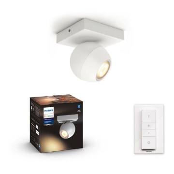 Philips - LED prigušiva spot svetiljka Hue BUCKRAM 1xGU10/5W/230V + daljinski upravljač