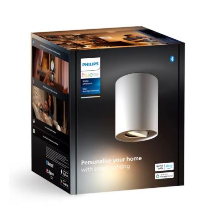 Philips - LED prigušiva spot svetiljka Hue PILLAR 1xGU10/4,2W/230V 2200-6500K bela