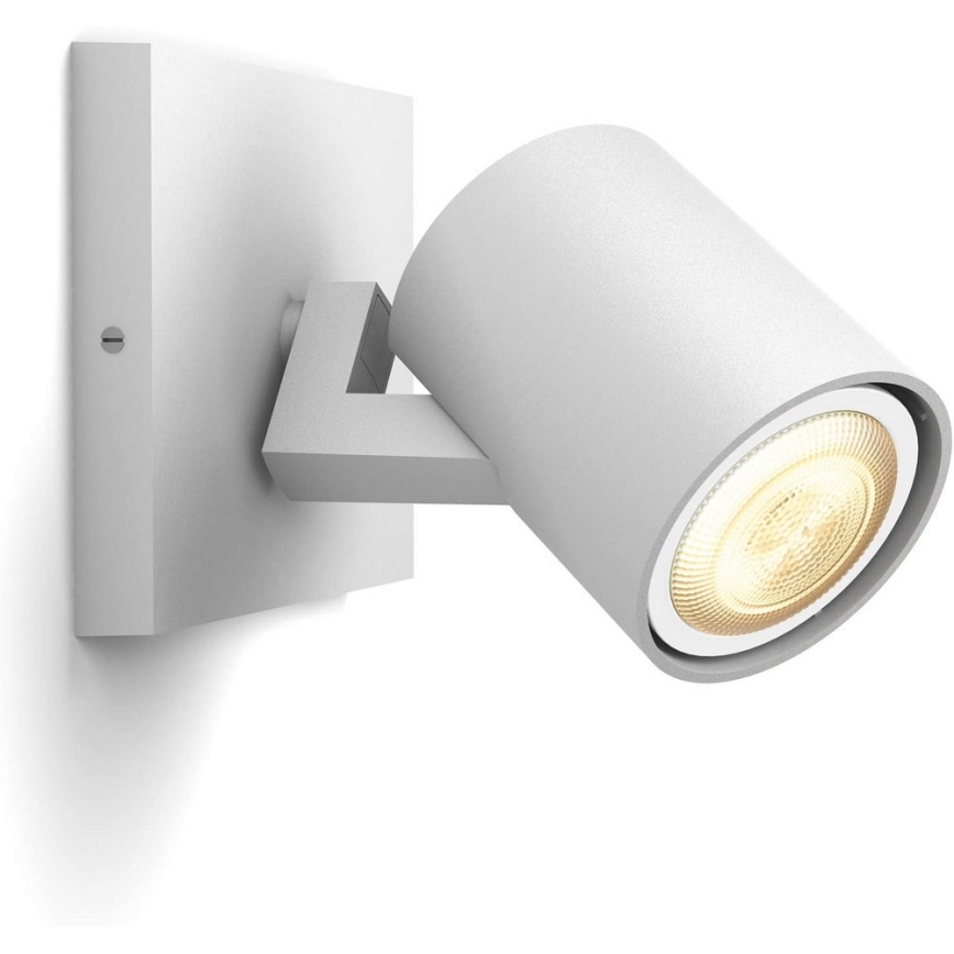 Philips - LED prigušiva spot svetiljka Hue RUNNER 1xGU10/4,2W/230V 2200-6500K + daljinski upravljač bela