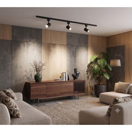 Philips - LED prigušiva reflektorska svetiljka u tračnom sistemu EASYLINK 3xGU10/7W/230V 2200-2700K 1m crna