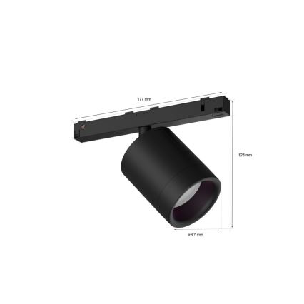 Philips - LED RGB prigušiva spot svetiljka za šinski sistem Hue PERIFO LED/5,2W/24V 2000-6500K