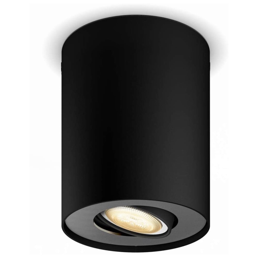 Philips - LED prigušiva spot svetiljka Hue PILLAR 1xGU10/4,2W/230V 2200-6500K crna