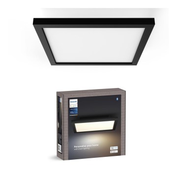 Philips - LED prigušiva stropna svetiljka Hue AURELLE LED/19W/230V 2200-6500K 30x30 cm crna