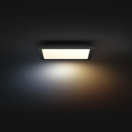 Philips - LED prigušiva stropna svetiljka Hue AURELLE LED/19W/230V 2200-6500K 30x30 cm crna