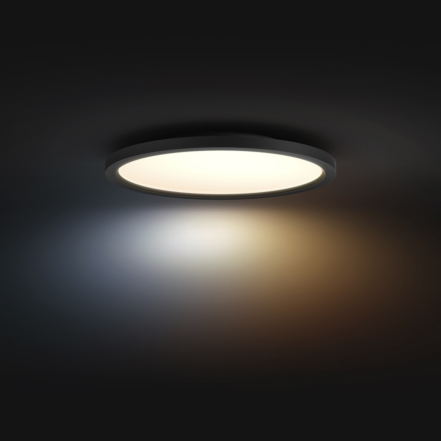 Philips - LED prigušiva stropna lampa Hue AURELLE LED/21W/230V 2200-6500K prečnik 39,5 cm crna