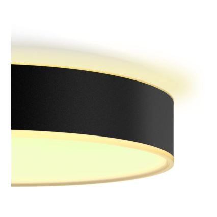 Philips - LED prigušiva plafonsko svetlo Hue LED/33,5W/230V 2200-6500K pr. 425 mm crna + daljinski upravljač