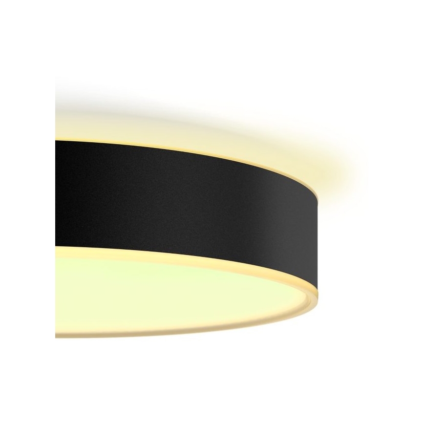 Philips - LED prigušiva plafonsko svetlo Hue LED/33,5W/230V 2200-6500K pr. 425 mm crna + daljinski upravljač