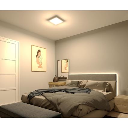 Philips - LED prigušiva stropna svetiljka LED/15W/230V 2700K 39,5x39,5 cm