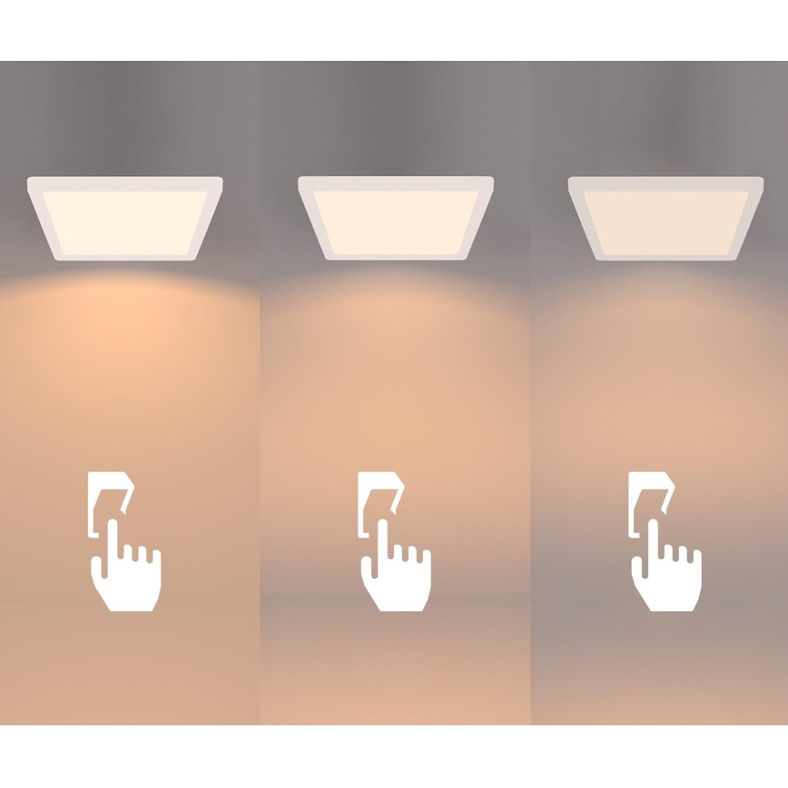 Philips - LED prigušiva stropna svetiljka LED/15W/230V 2700K 39,5x39,5 cm