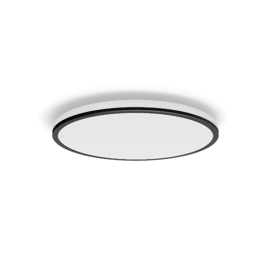 Philips - LED prigušiva stropna svetiljka SCENE SWITCH LED/18W/230V pr. 30 cm 4000K crna