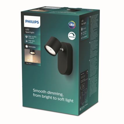 Philips - LED prigušiva zidna spot lampa LED/4,5W/230V