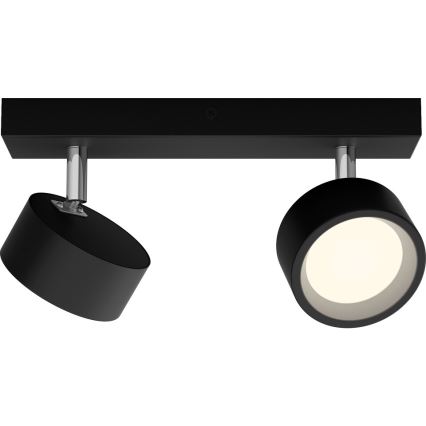 Philips - LED spot svetlo 2xLED/5,5W/230V crno