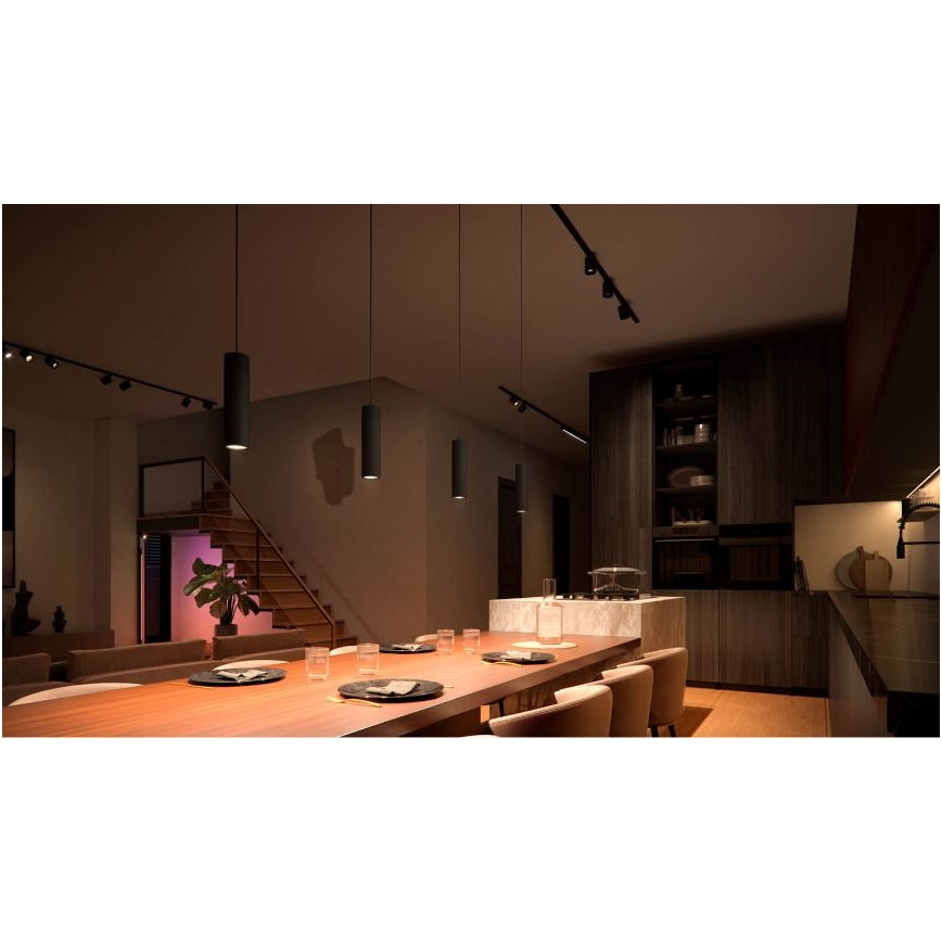 Philips - LED RGB prigušiva luster na sajli za Hue šinski sistem PERIFO LED RGB/5,2W/24V 2000-6500K