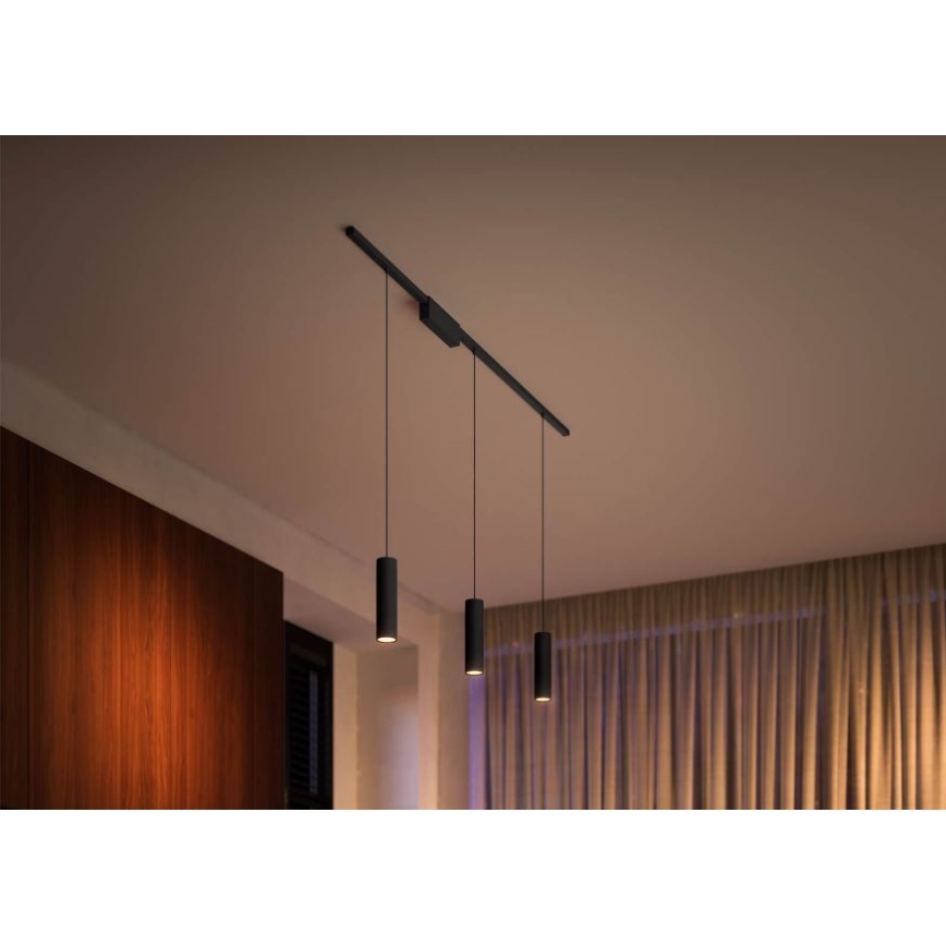 Philips - LED RGB prigušiva luster na sajli za Hue šinski sistem PERIFO LED RGB/5,2W/24V 2000-6500K