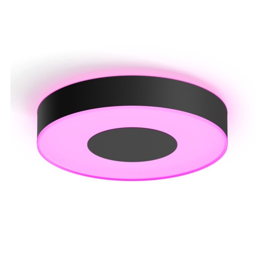 Philips - LED RGB plafonsko svetlo Hue INFUSE, prigušiva, LED/33,5W/230V 2000-6500K prečnik 381 mm crna