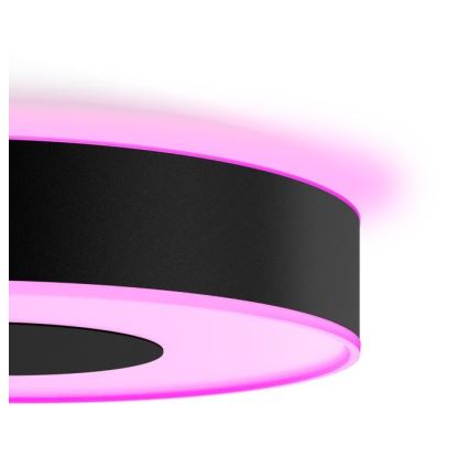Philips - LED RGB plafonsko svetlo Hue INFUSE, prigušiva, LED/33,5W/230V 2000-6500K prečnik 381 mm crna