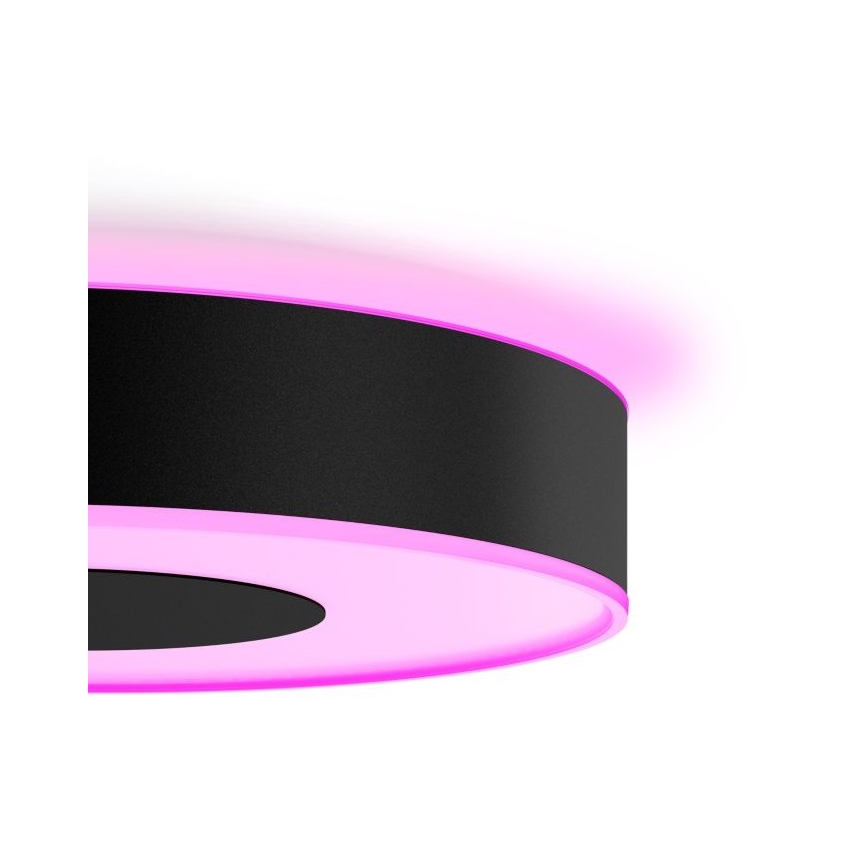 Philips - LED RGB plafonsko svetlo Hue INFUSE, prigušiva, LED/33,5W/230V 2000-6500K prečnik 381 mm crna