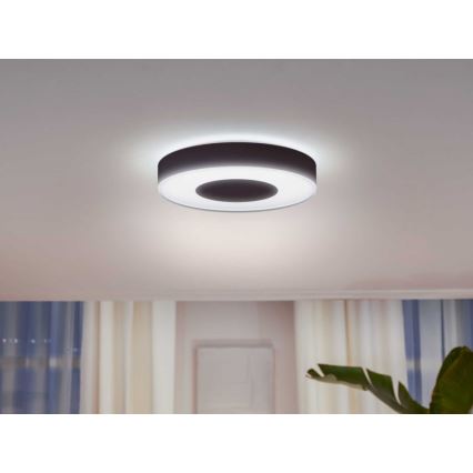 Philips - RGB LED prigušiva plafonska svetiljka Hue INFUSE LED/52,5W/230V 2000-6500K prečnik 425 mm crna