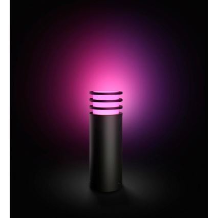 Philips - LED RGB prigušiva spoljna lampa Hue LUCCA 1xE27/8,1W/230V 40 cm 1000-20000K IP44